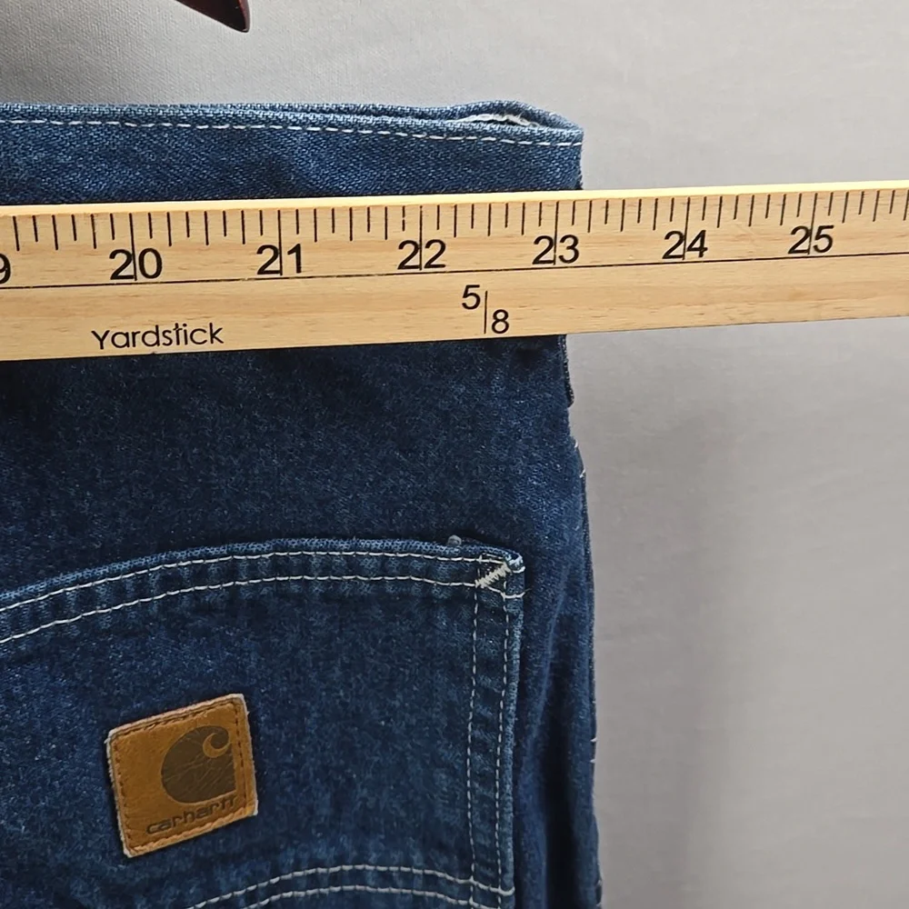 Carhartt Mens Loose Original Fit Carpenter Jeans Deepstone Blue 48x30